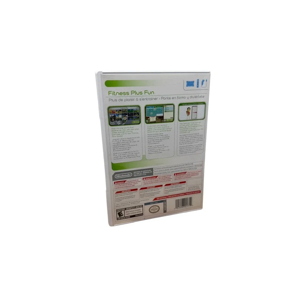 Wii Fit Plus Nintendo Wii Video Game with Manual [No Balance Board] Tested